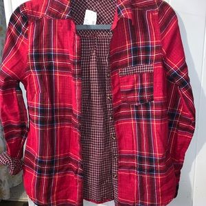 Maurices Plaid Top